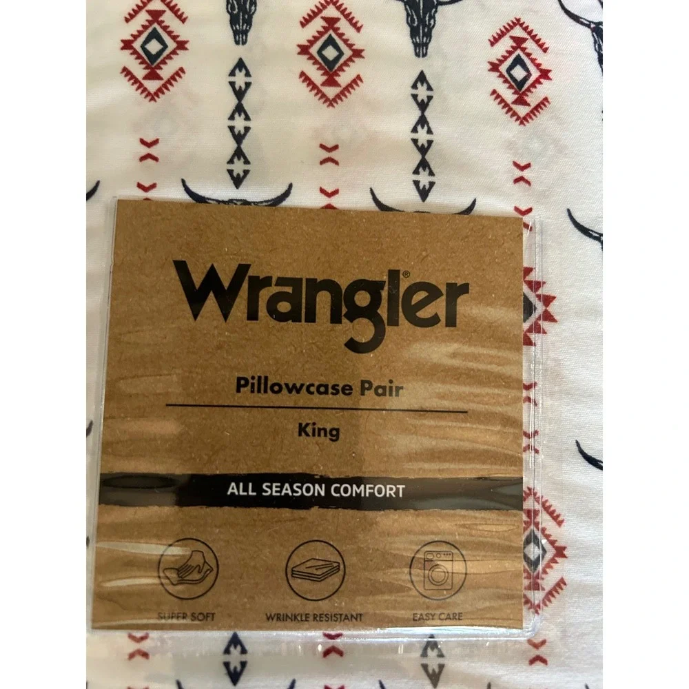 Wrangler king pillowcase
